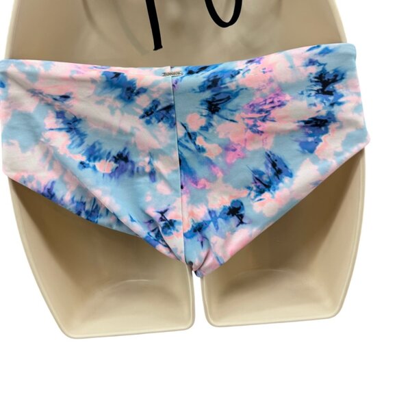 Pink Victorias Secret 2 Piece Bikini Swimsuit Womens Pink Blue Tie Dye Size S - Picture 4 of 16